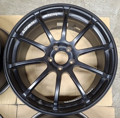 JDM Yokohama Advan Racing RS Wheels 4-Wheel Set 19x8.5J 114.3 ADVAN Subaru ST (No Tires) - Image 5