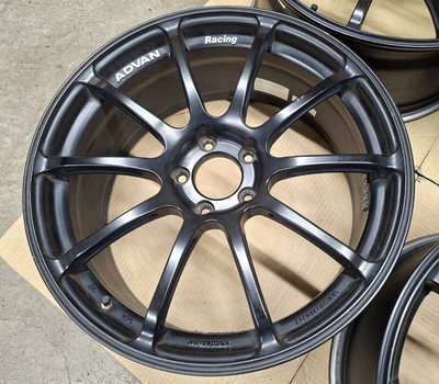 JDM Yokohama Advan Racing RS Wheels 4-Wheel Set 19x8.5J 114.3 ADVAN Subaru ST (No Tires) - Image 8