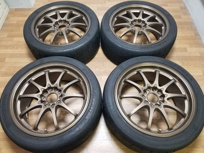 JDM 18x8.5J +52 PCD114.3 RAYS CE28N BR WRX STI VAB GVB GRB S4 VAG GVF G (No Tires)