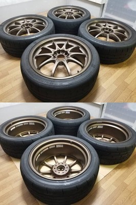 JDM 18x8.5J +52 PCD114.3 RAYS CE28N BR WRX STI VAB GVB GRB S4 VAG GVF G (No Tires) - Image 7