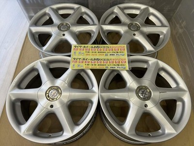 JDM Original BRIDGESTONE ERGLANZ aluminum wheel 15" 7j +48 offset silv (No Tires)