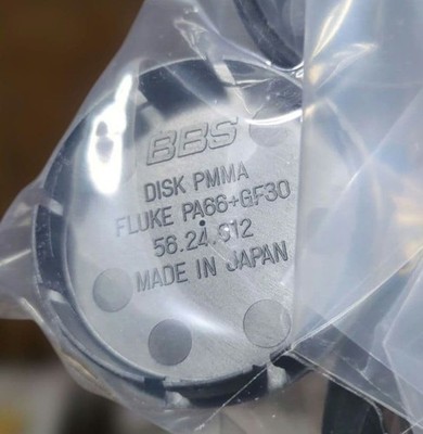JDM BBS center cap black with gold lettering part number 56.24.012 sui (No Tires) - Image 3