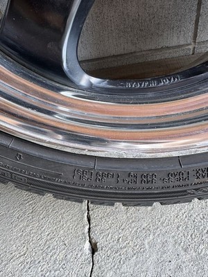 JDM WORK/work Meister S1R 188.5j+30/9.5J+38 114.3 5h 4-Wheel Set O disk Used (No Tires) - Image 4