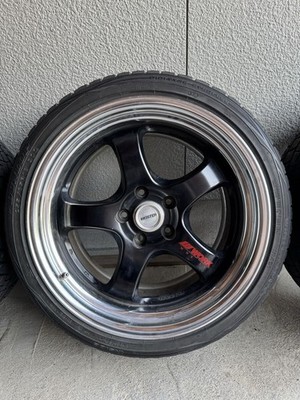 JDM WORK/work Meister S1R 188.5j+30/9.5J+38 114.3 5h 4-Wheel Set O disk Used (No Tires) - Image 5