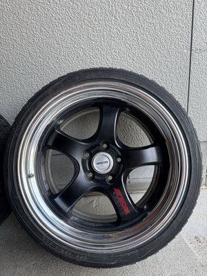 JDM WORK/work Meister S1R 188.5j+30/9.5J+38 114.3 5h 4-Wheel Set O disk Used (No Tires) - Image 6