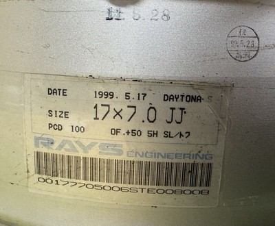JDM Discontinued item forging Rays Volk Racing DAYTONA SPEED RAYS VOLK (No Tires) - Image 9