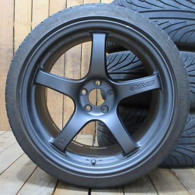 JDM RAYS GRAMLIGHTS 57CR 18x9.5J+38 Naankan 255/35R18 Tire and Wheel 4 (No Tires)