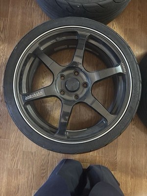 JDM RAYS wheels TE37 R18/7.5J/with tires br RAYS (No Tires) - Image 2