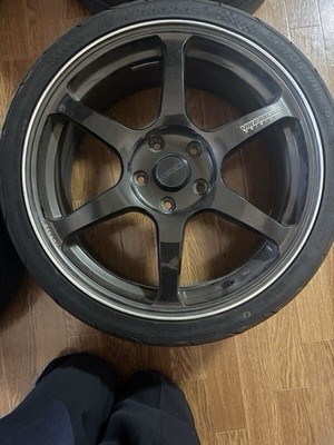 JDM RAYS wheels TE37 R18/7.5J/with tires br RAYS (No Tires) - Image 3