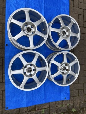 JDM YOKOHAMA ADVAN AVS MODEL6 16-inch lightweight aluminum wheels 4-bo (No Tires)