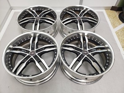 JDM Rare AME Shallen XF-55 2-piece 19in 8j +48 +35 PCD114.3 Deep Rim D (No Tires)