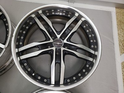 JDM Rare AME Shallen XF-55 2-piece 19in 8j +48 +35 PCD114.3 Deep Rim D (No Tires) - Image 5