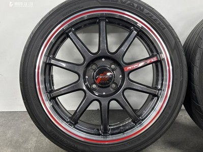 JDM RMP RACING R10 17in 7J +45 PCD100 2024 model Yokohama 205/45R17 Co (No Tires) - Image 5