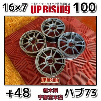 JDM DUNLOP DIREZZA RSC 16x7JJ PCD100 4H +48 Hub 73 ♪Wheels only 4-Wheel Set (No Tires)