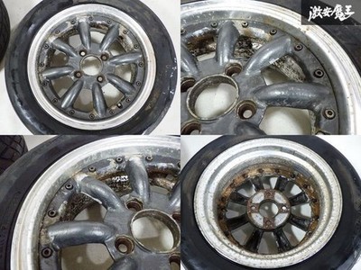 JUNK Watanabe RS-8 4Wheels 15x7+27 7.5+21 4x114.3 Gunmetal Bends (No Tires) - Image 2