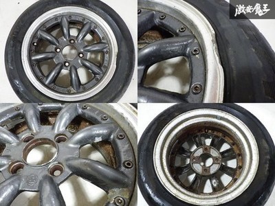 JUNK Watanabe RS-8 4Wheels 15x7+27 7.5+21 4x114.3 Gunmetal Bends (No Tires) - Image 3