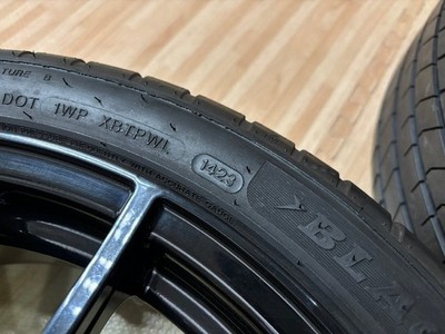 JDM Rare Subaru Genuine STI ENKEI Black 5H100 7J+48 2023 Model 225/40R (No Tires) - Image 8