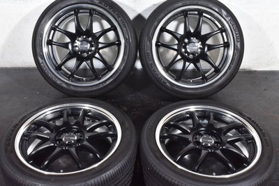 JDM WORK emotion CR2P 17-inchPCD100 7J +42Yokohama Advan dB V553215/45 (No Tires)