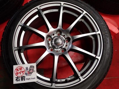 JDM 4-Wheel Set Yokohama IceGUARD 7 iG70 225/45R18 95Q 10-Spoke 8J +45 P (No Tires) - Image 6