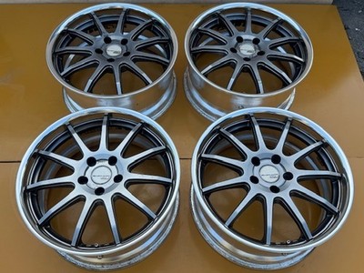 JDM SSR Executor EX04 Wheels 2-piece multi-spoke design 18x8J+45 PCD11 (No Tires)