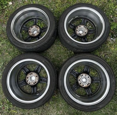 JDM 114.3 4-hole/5-hole multi 7J +45 205/45R16 Old Car Discontinued BE (No Tires) - Image 2