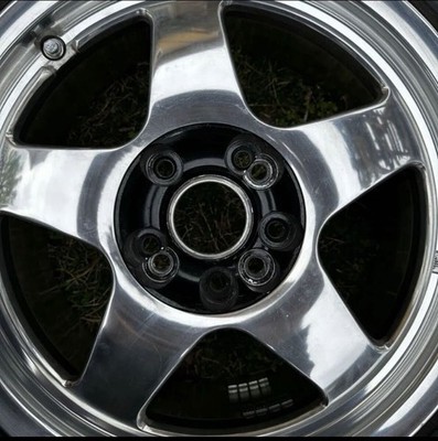 JDM 114.3 4-hole/5-hole multi 7J +45 205/45R16 Old Car Discontinued BE (No Tires) - Image 3