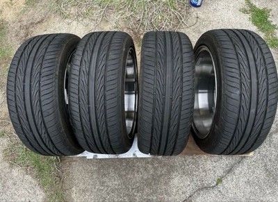 JDM 114.3 4-hole/5-hole multi 7J +45 205/45R16 Old Car Discontinued BE (No Tires) - Image 4