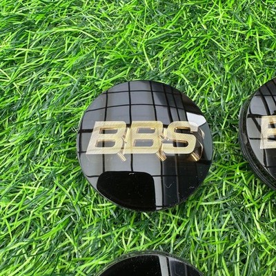 JDM BBS 56mm Center cap Genuine black gold (No Tires) - Image 7