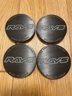 JDM RAYS Center Cap V3 BK Hairline 4Individual (No Tires)
