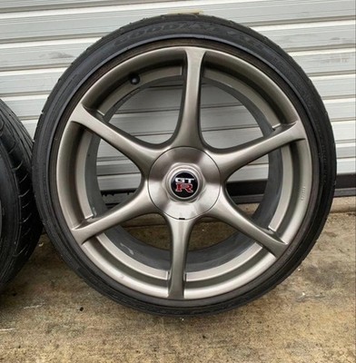 JDM 34 Skyline GTR genuine wheels 4-Wheel Set DUNLOP DIREZZA DZ102 (No Tires)