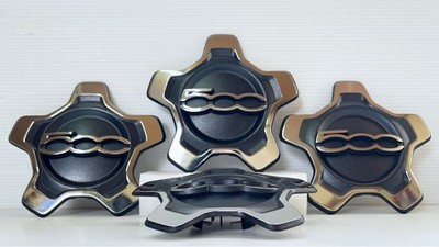 JDM Genuine Fiat 500X center caps 4-piece individual set for FIAT 500 (No Tires)