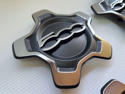 JDM Genuine Fiat 500X center caps 4-piece individual set for FIAT 500 (No Tires) - Image 4
