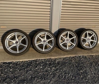 JDM BNR34 GT-R genuine wheels mid-night purple3 limited silver. (No Tires)