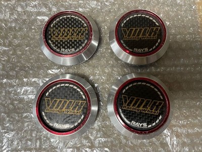 JDM Rare RAYS VOLK Racing wheel center cap 4-individual set (No Tires)