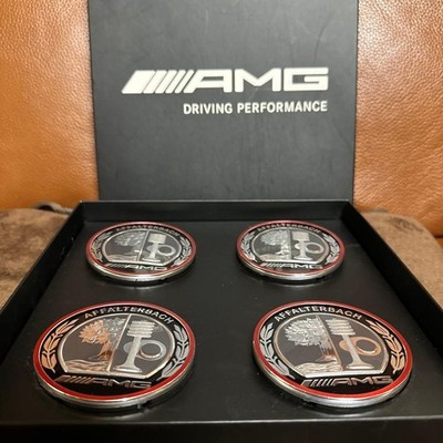 JDM Mercedes-AMG Genuine AFFALTERBACH Wheel Caps Set of 4 Individual (No Tires)