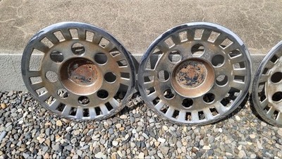 JDM Big-sized wheel caps rear 4 pieces for decorated trucks retro cove (No Tires) - Image 3