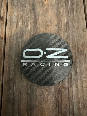 JDM OZ Racing Center Cap 4 Individual Set Carbon Fiber Look 54mm Diame (No Tires) - Image 4