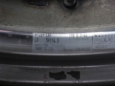 JDM Beautiful SSR Speed Star TANAB EVIENNA Tanabe Vienna LXF F8.0J + (No Tires) - Image 6