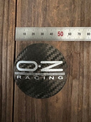 JDM OZ Racing Center Cap 4 Individual Set Carbon Fiber Look 54mm Diame (No Tires) - Image 7