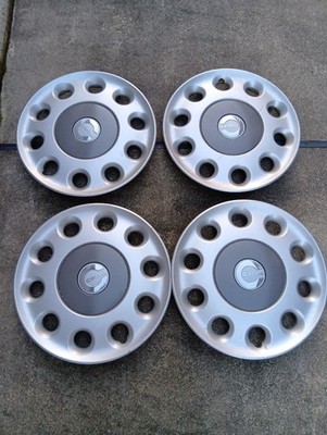 JDM Daihatsu Mira Cocoa Wheel Caps Silver Set of 4 (No Tires)