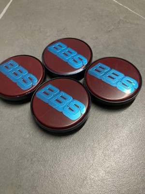 JDM Genuine BBS Germany Wheel Center Caps Set of 4 Individual 70mm dia (No Tires) - Image 3