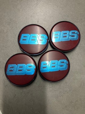 JDM Genuine BBS Germany Wheel Center Caps Set of 4 Individual 70mm dia (No Tires) - Image 4