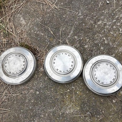 JDM Nissan Skyline Old Car Wheel Caps Set of 3 (No Tires)