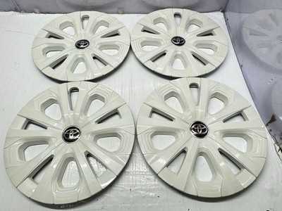 JDM Genuine 50-series Prius late model wheel caps pearl white painted (No Tires)