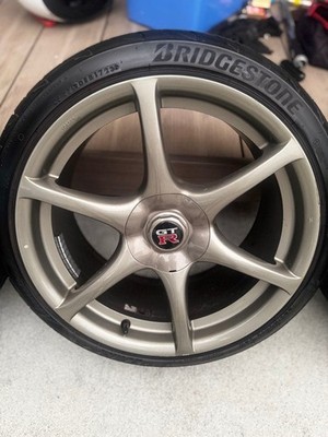 JDM R34 GTR genuine wheels BBS PCD114.3 18-inch (No Tires) - Image 4