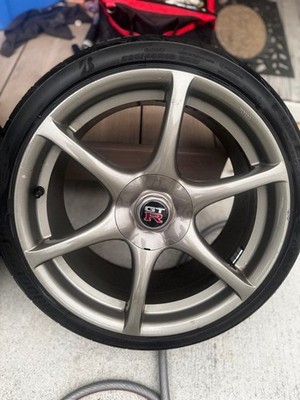 JDM R34 GTR genuine wheels BBS PCD114.3 18-inch (No Tires) - Image 5