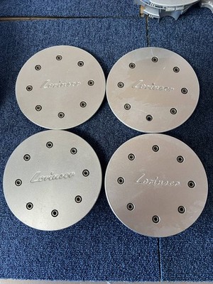 JDM C41-11 Lorinser aluminum wheel center caps used set of 4 outer dia (No Tires)