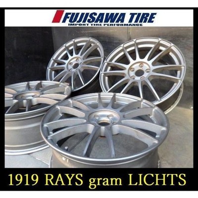 JDM 1919RAYS gram LICHTS 57XTREME18x7.5J 5 holes PCD100+504-Wheel Set br RAY (No Tires)