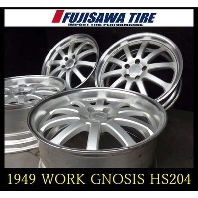JDM 1949WORK GNOSIS HS20419x8J/9J 5 holes PCD114.3 +43/+454-Wheel Set br WOR (No Tires)