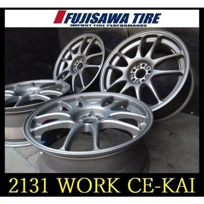JDM 2131 T0503255 WORK EMOTION CR-KAI 18x7.5J 5-hole PCD100 +42 4-whee (No Tires)
